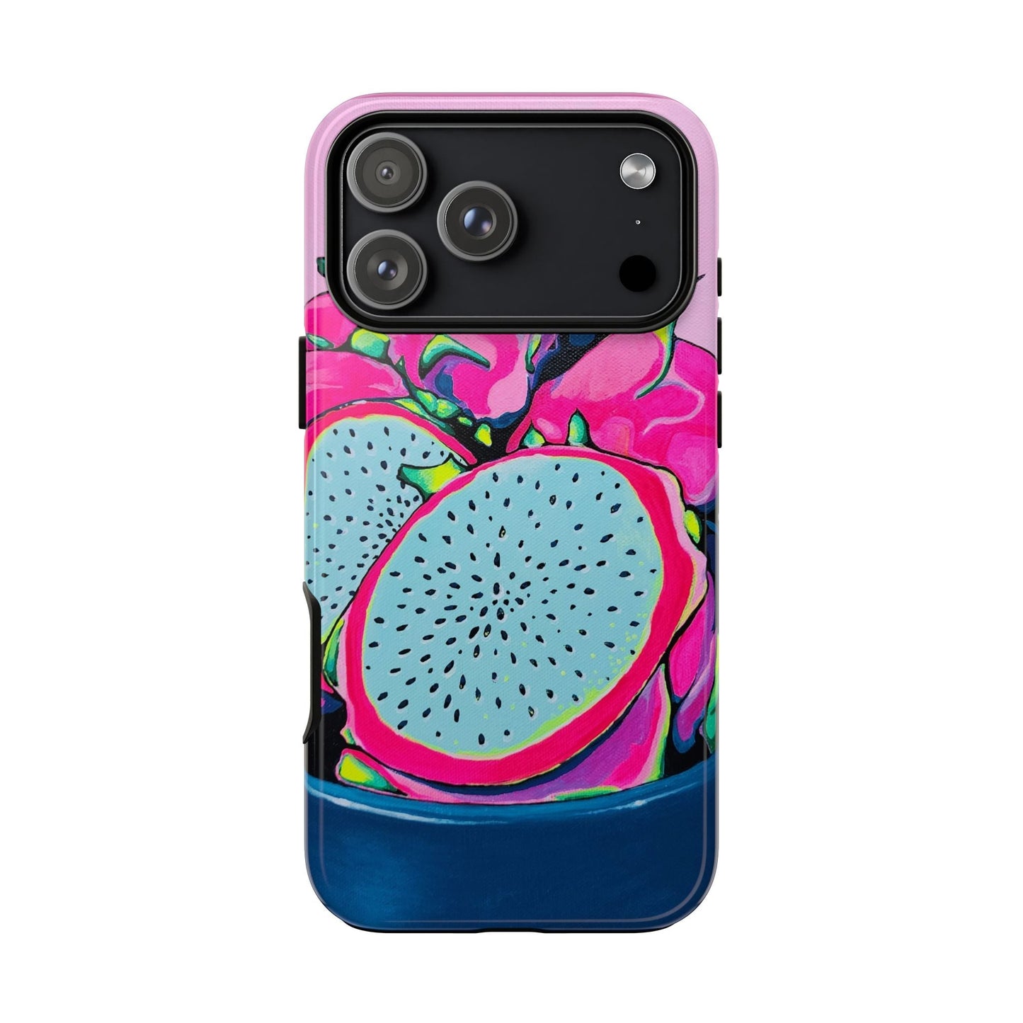 Neon Pink Dragon Fruit Tough Phone Case