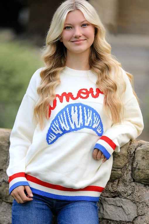 Amour Croissant Sweater