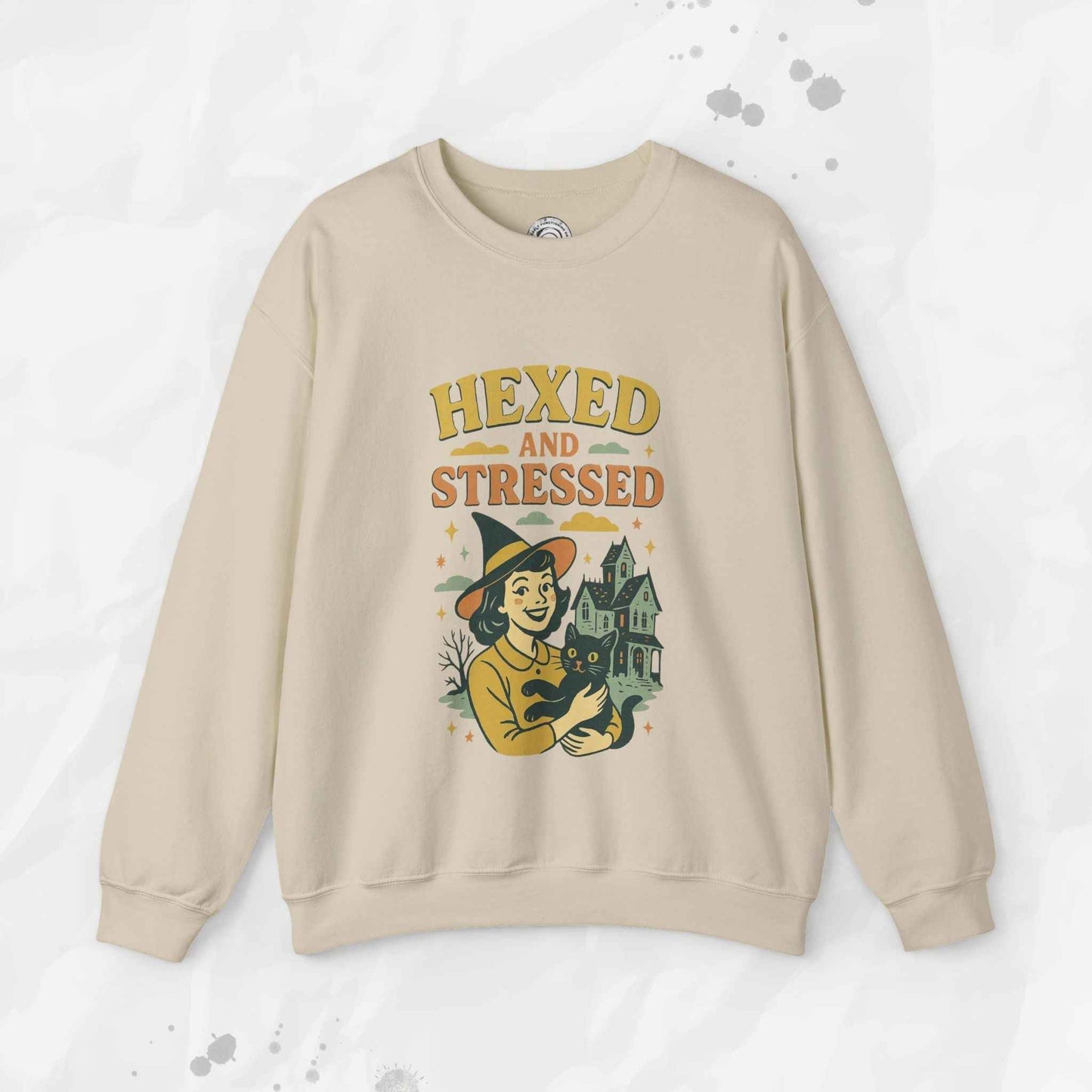 Hexed and Stressed – Crewneck Sweatshirt