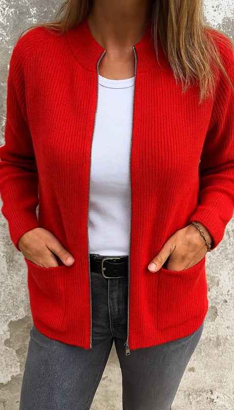 Knit Cardigan Jacket