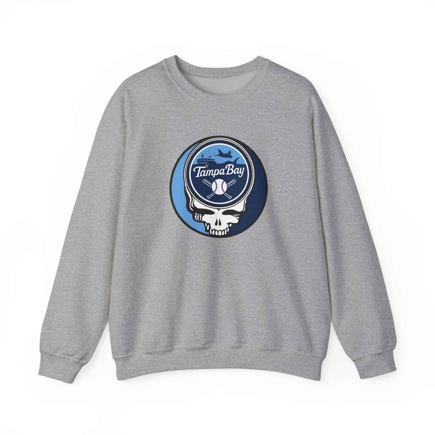 Tampa Bay Rays Original Stealie Grateful Dead Crewneck Grateful Dead Sweatshirt