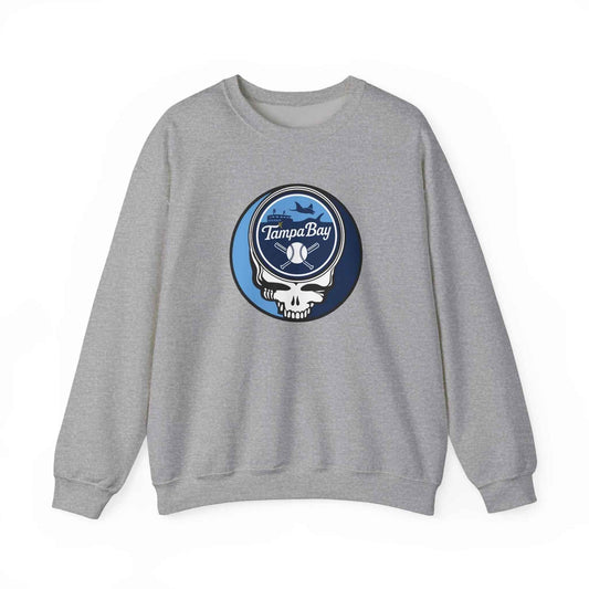 Tampa Bay Rays Original Stealie Grateful Dead Crewneck Grateful Dead Sweatshirt