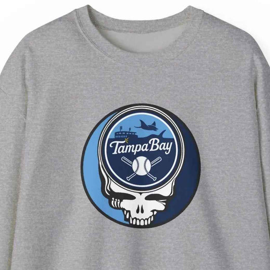 Tampa Bay Rays Original Stealie Grateful Dead Crewneck Grateful Dead Sweatshirt