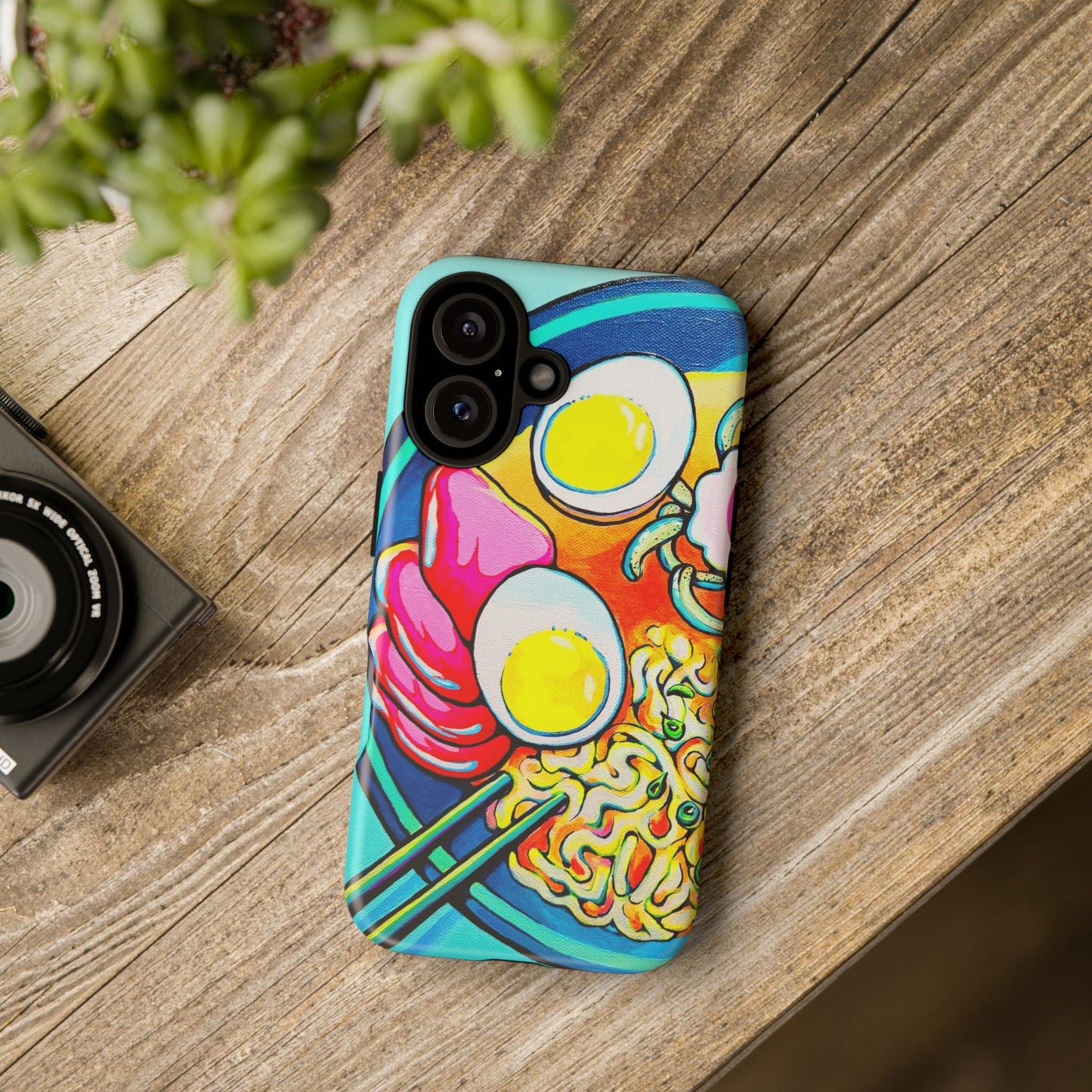 Neon Ramen Tough Phone Case
