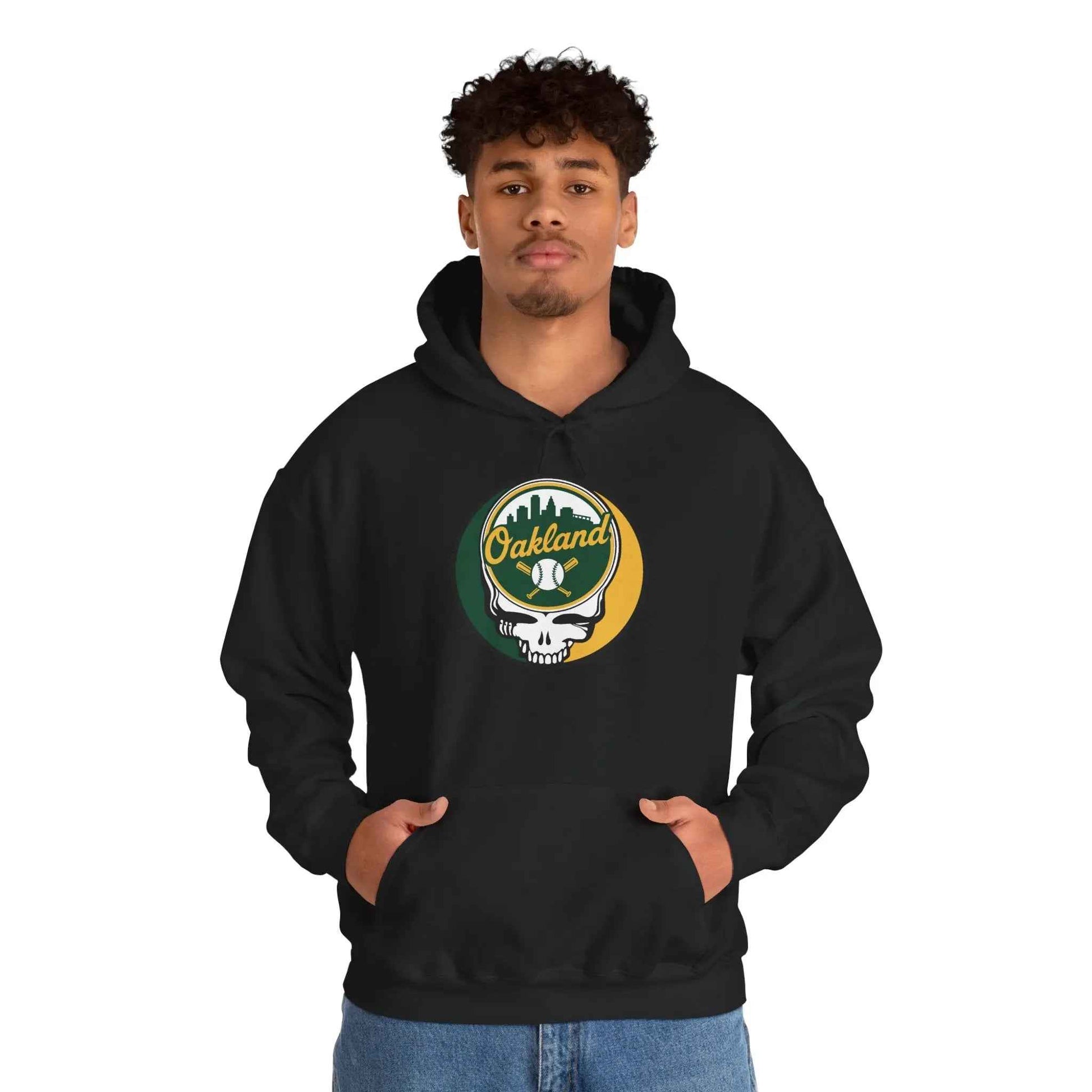 Oakland A's Original Stealie Grateful Dead Hoodie