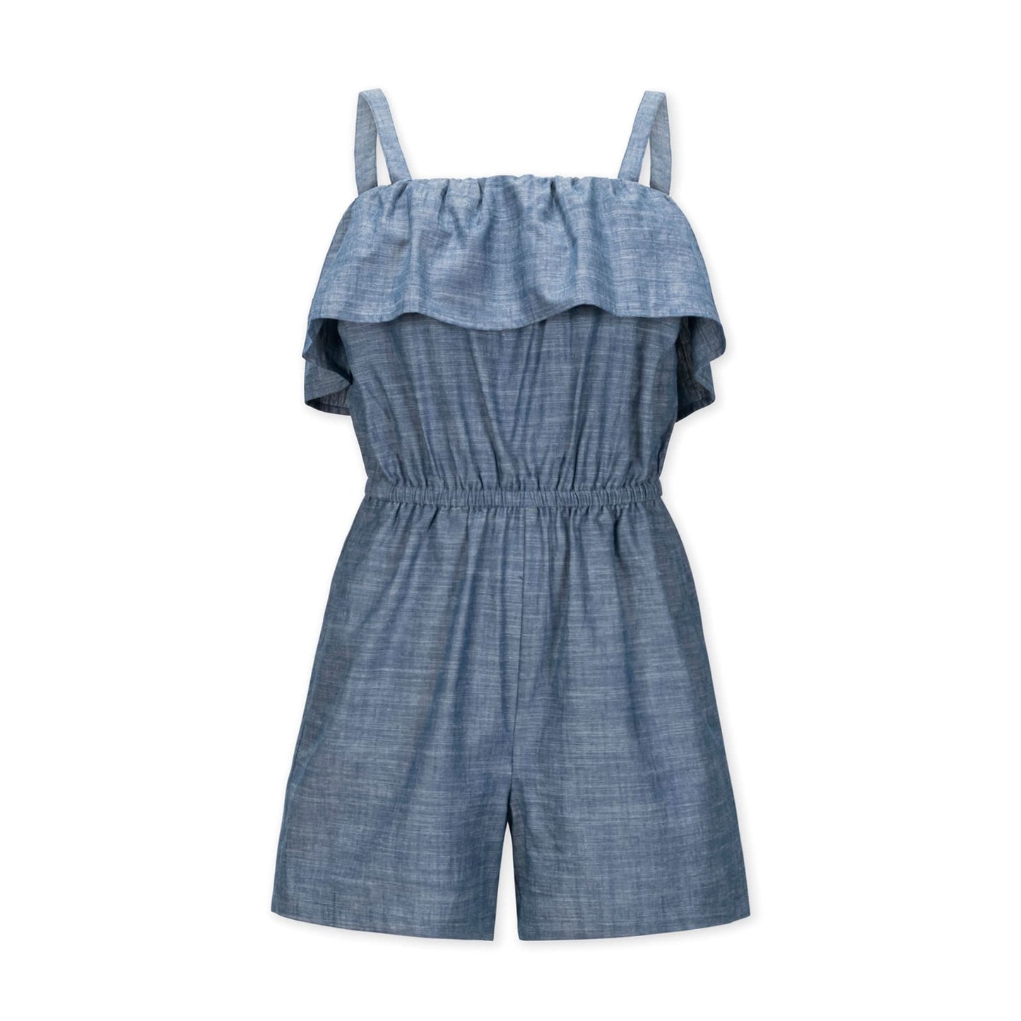 Organic Ruffle Top Romper