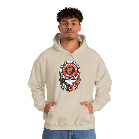 San Francisco Giants Logo Dripping Stealie Grateful Dead Hoodie