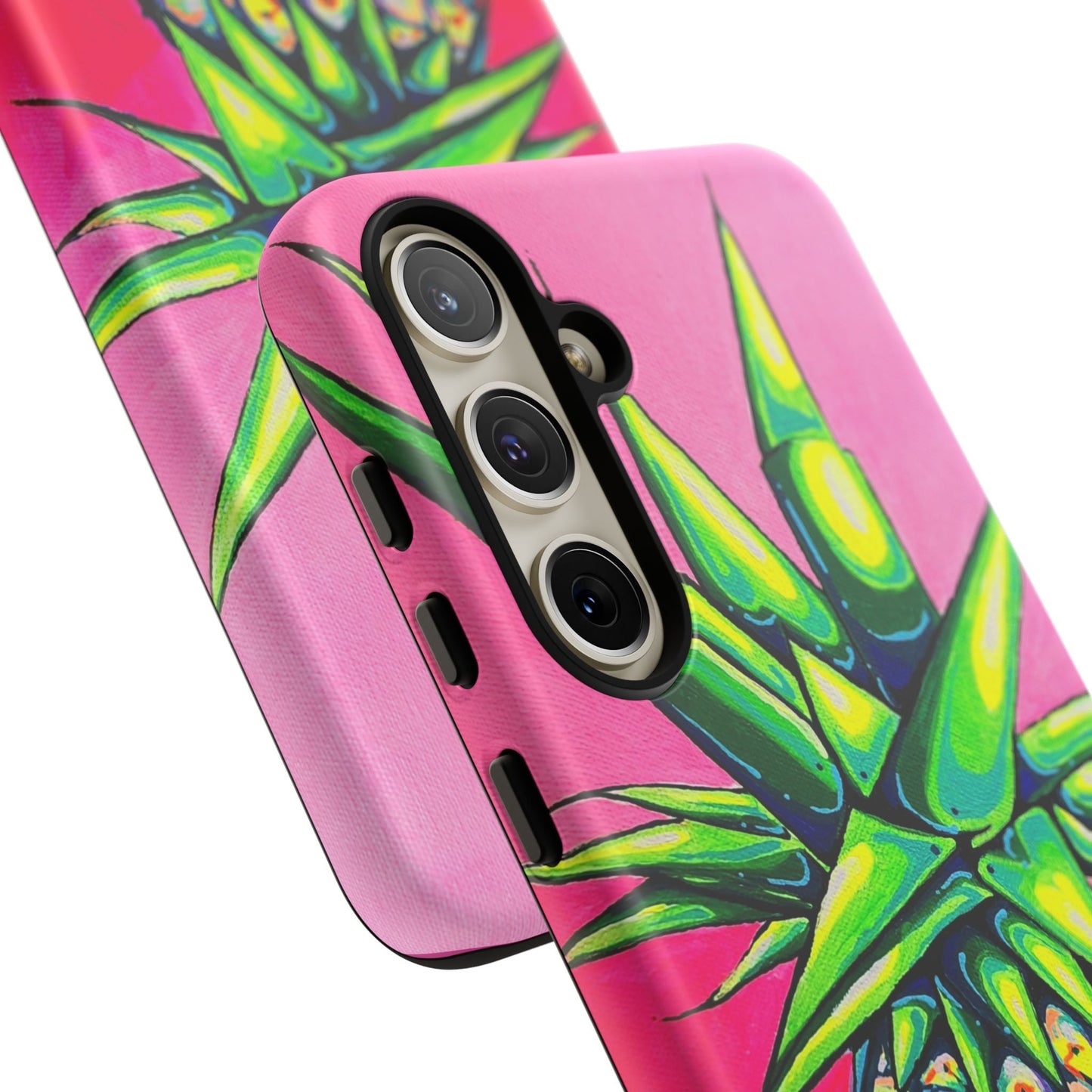 Neon Pineapple Tough Phone Case