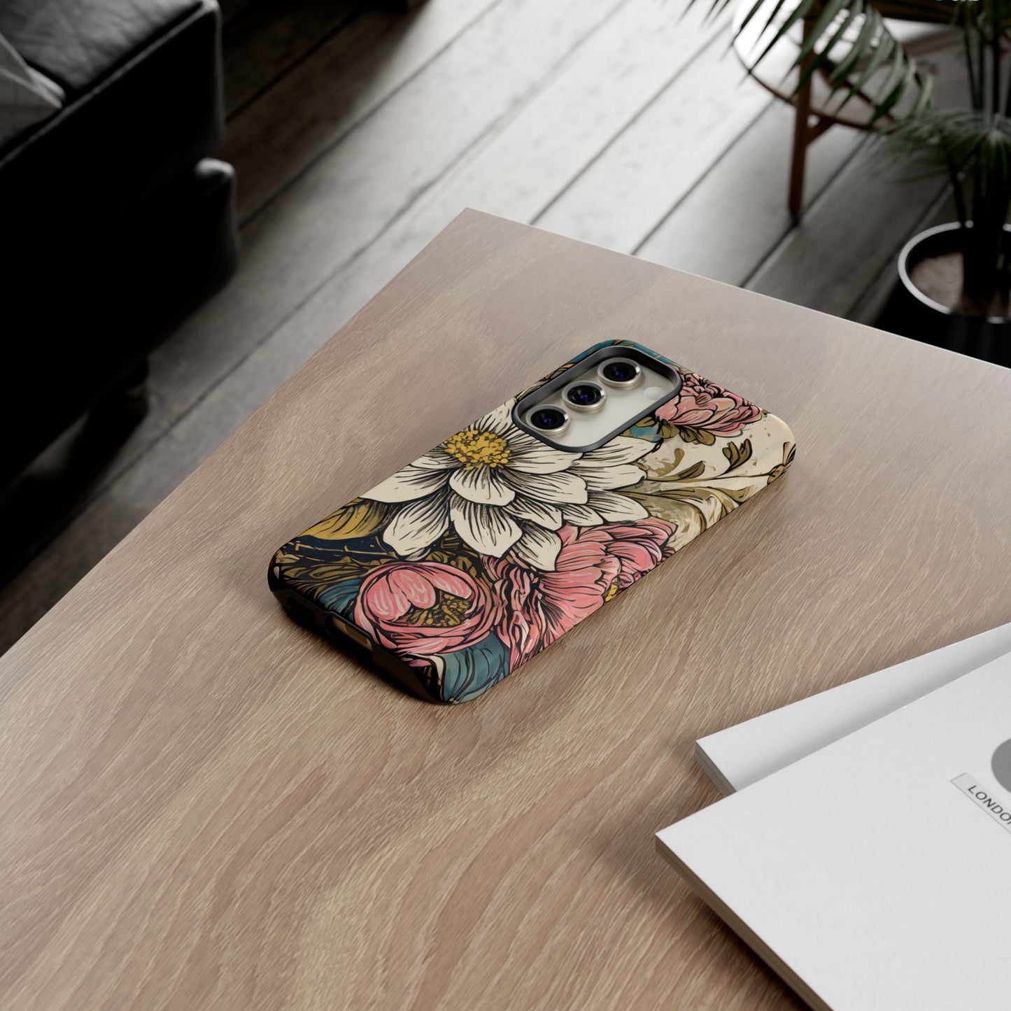 Beautiful White Floral Tough Case