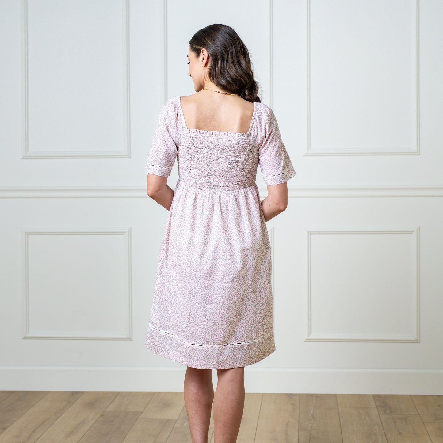 Organic Bell Sleeve Smocked Dress