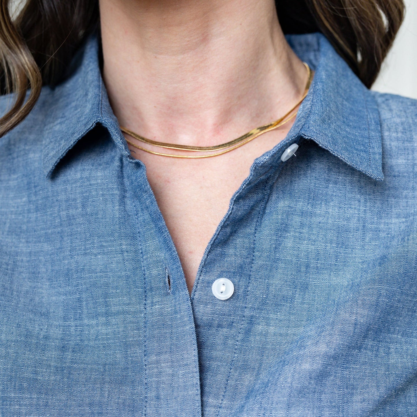 Organic Drop Waist Shirt Dress