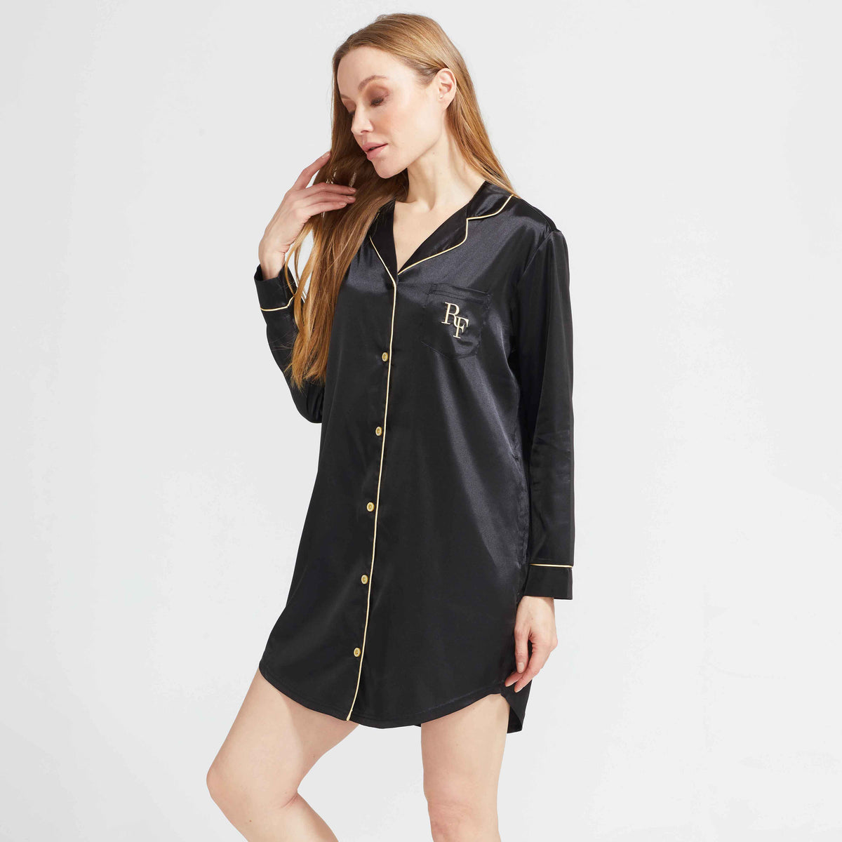 The Satin Boyfriend Sleep Shirt