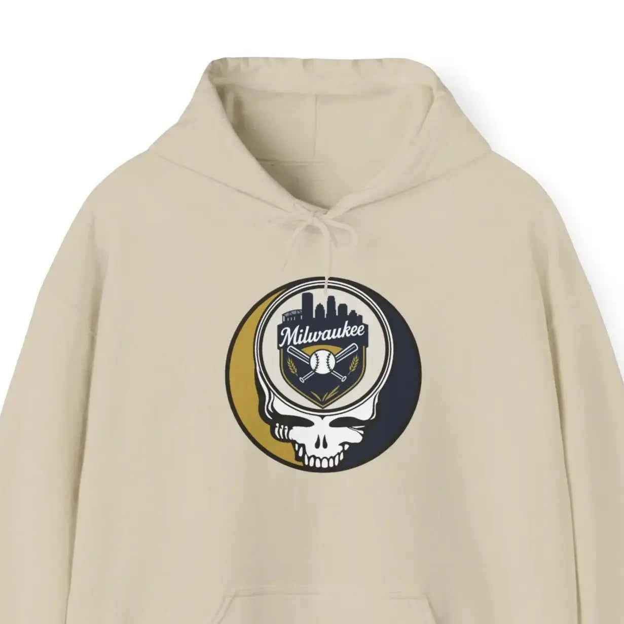 Milwaukee Brewers Original Stealie Grateful Dead Hoodie