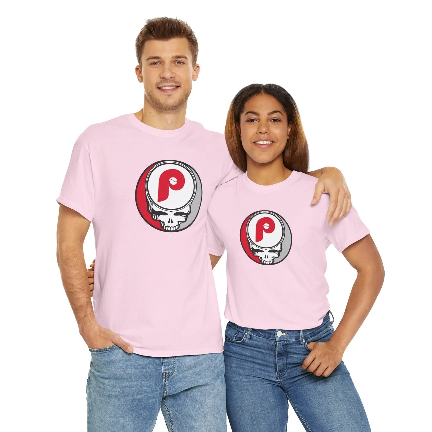 Philadelphia Phillies Logo Stealie Grateful Dead T-Shirt
