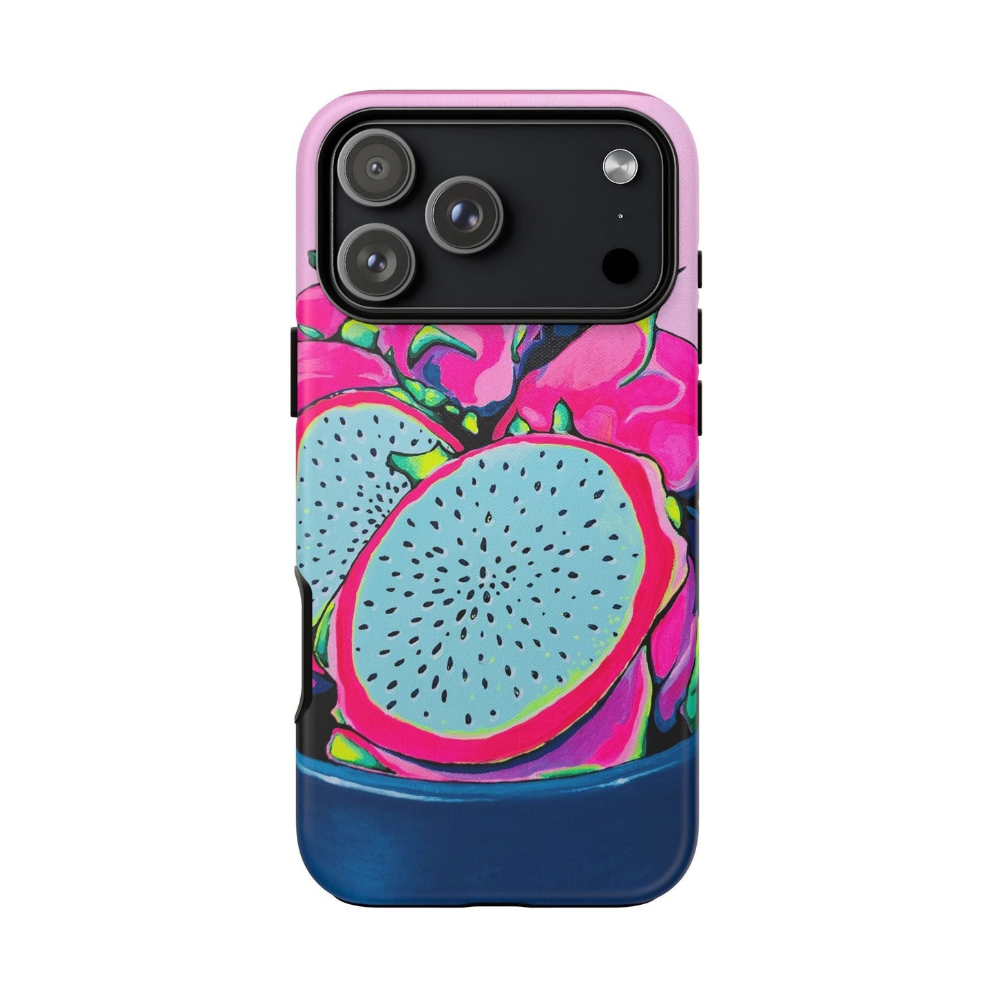Neon Pink Dragon Fruit Tough Phone Case