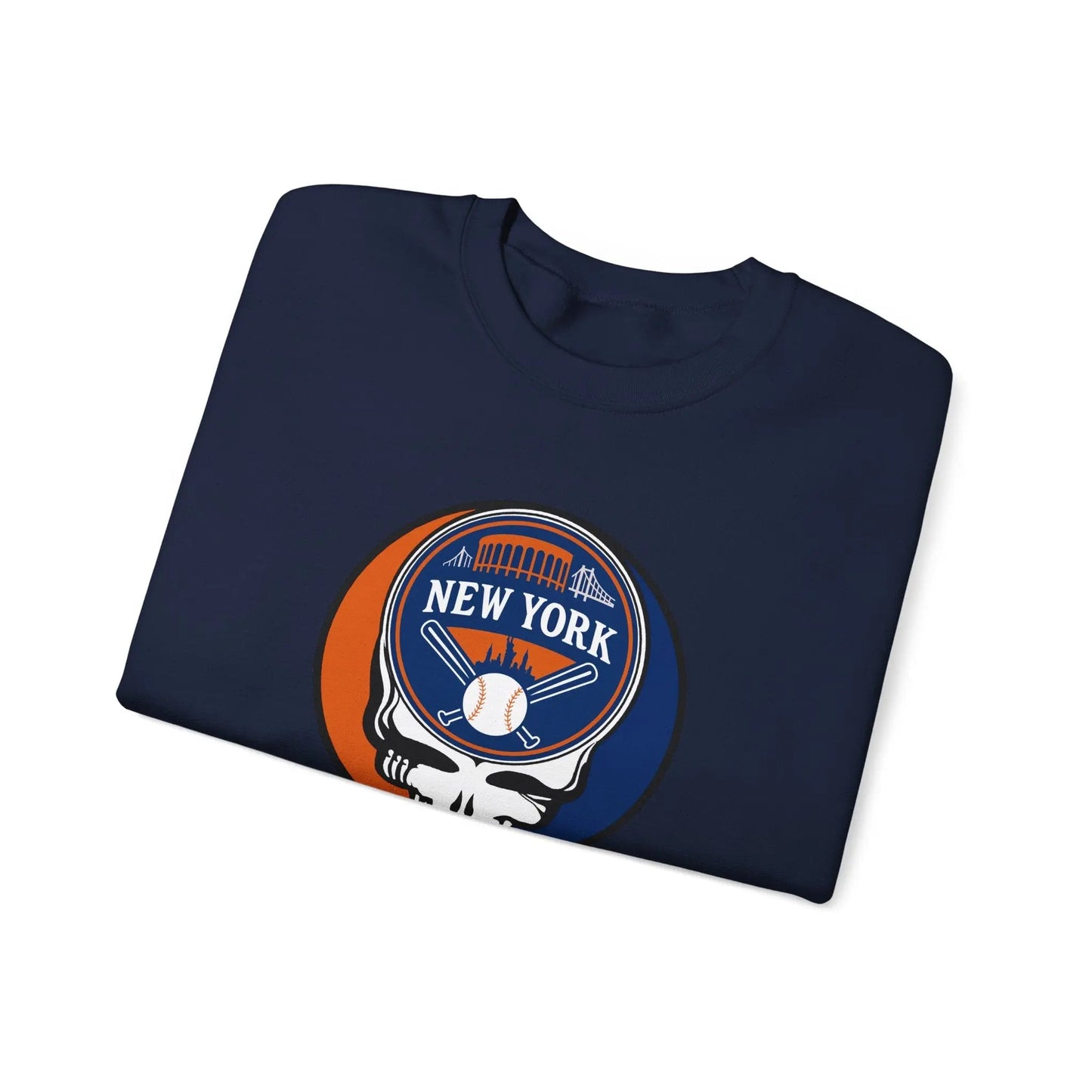 New York Mets Original Stealie Grateful Dead Crewneck Grateful Dead Sweatshirt