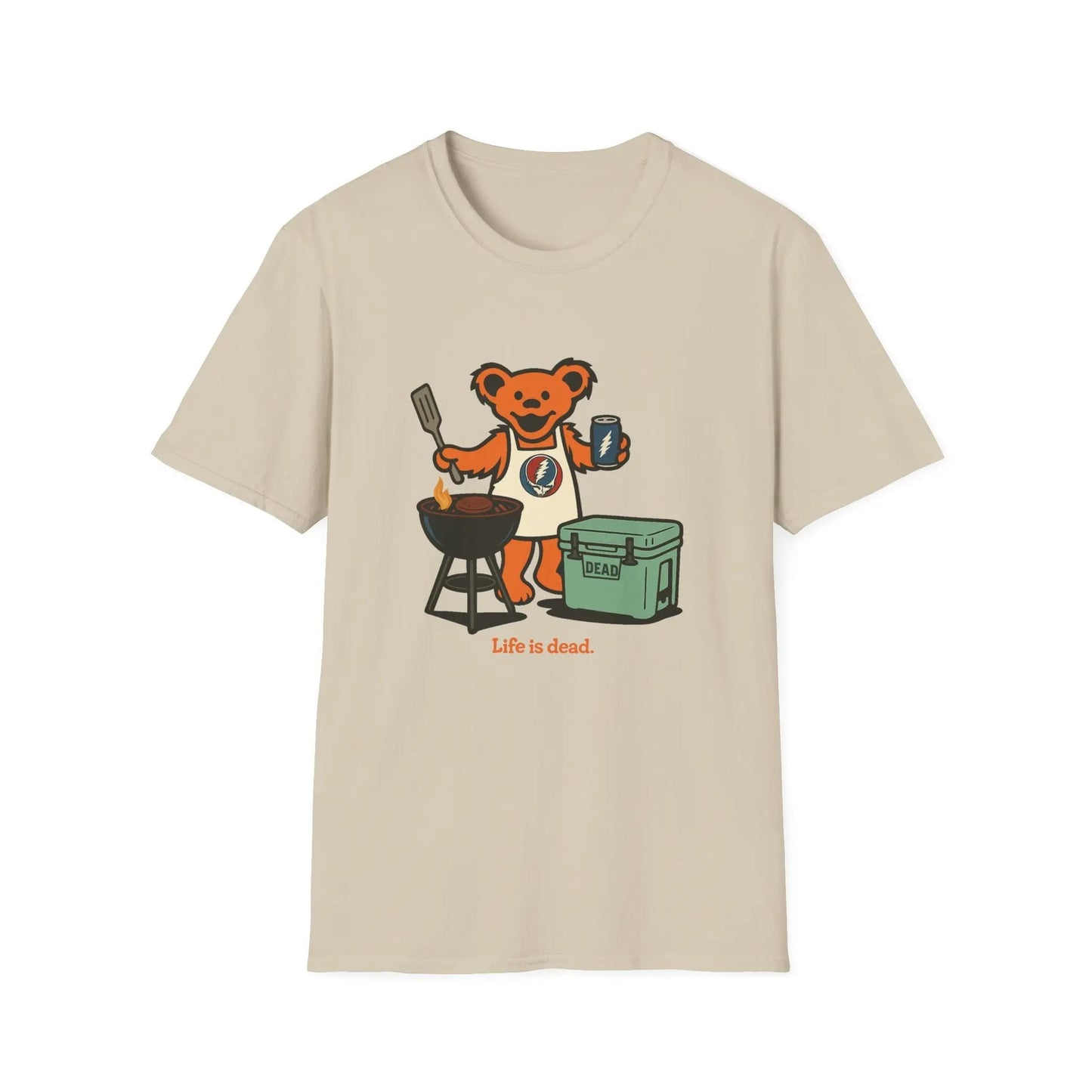 Grillin' Bear - Life is dead.® Grateful Dead T-Shirt