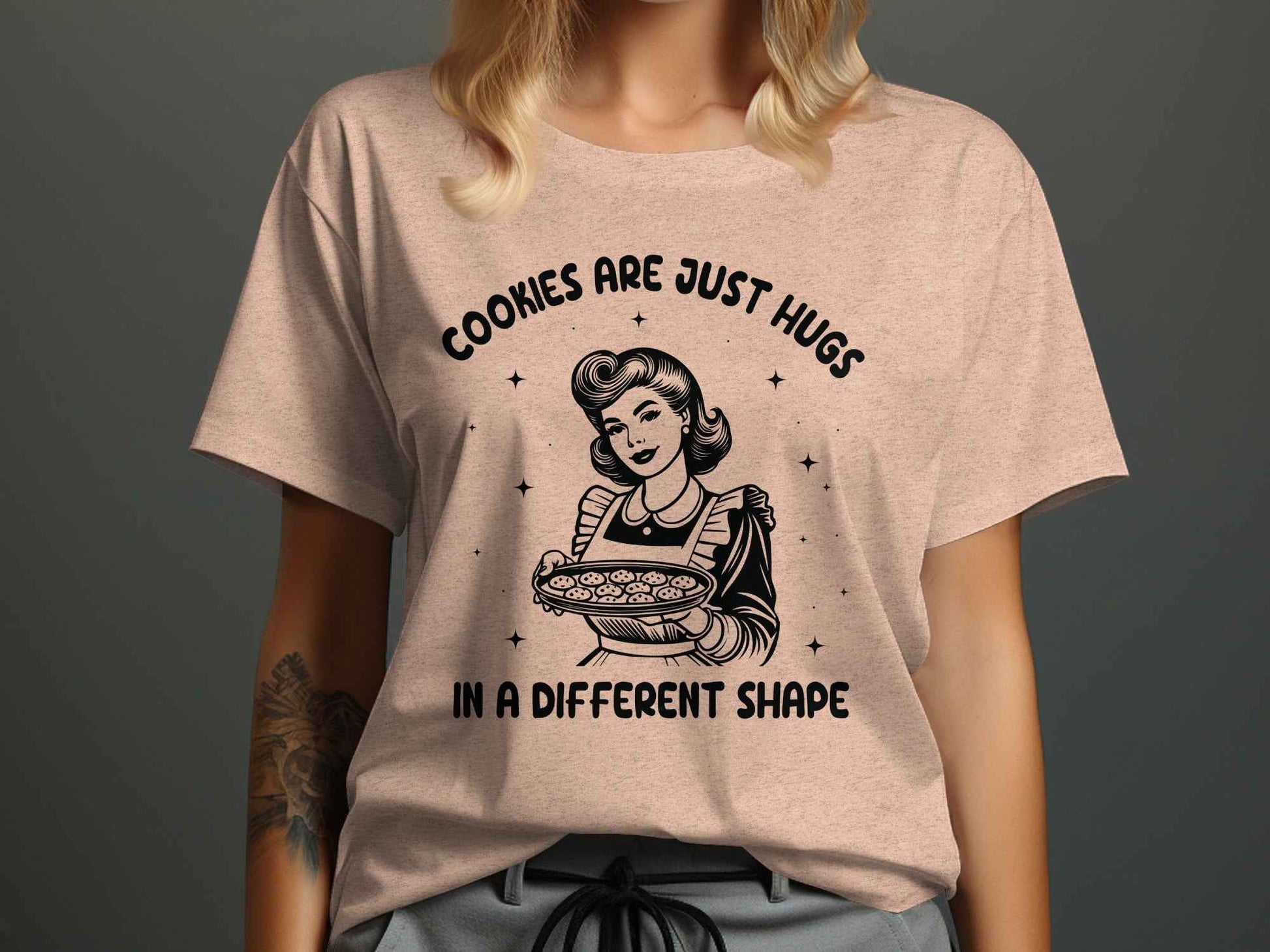 Cookies Are Just Hugs In A Different Shape Graphic T-Shirt