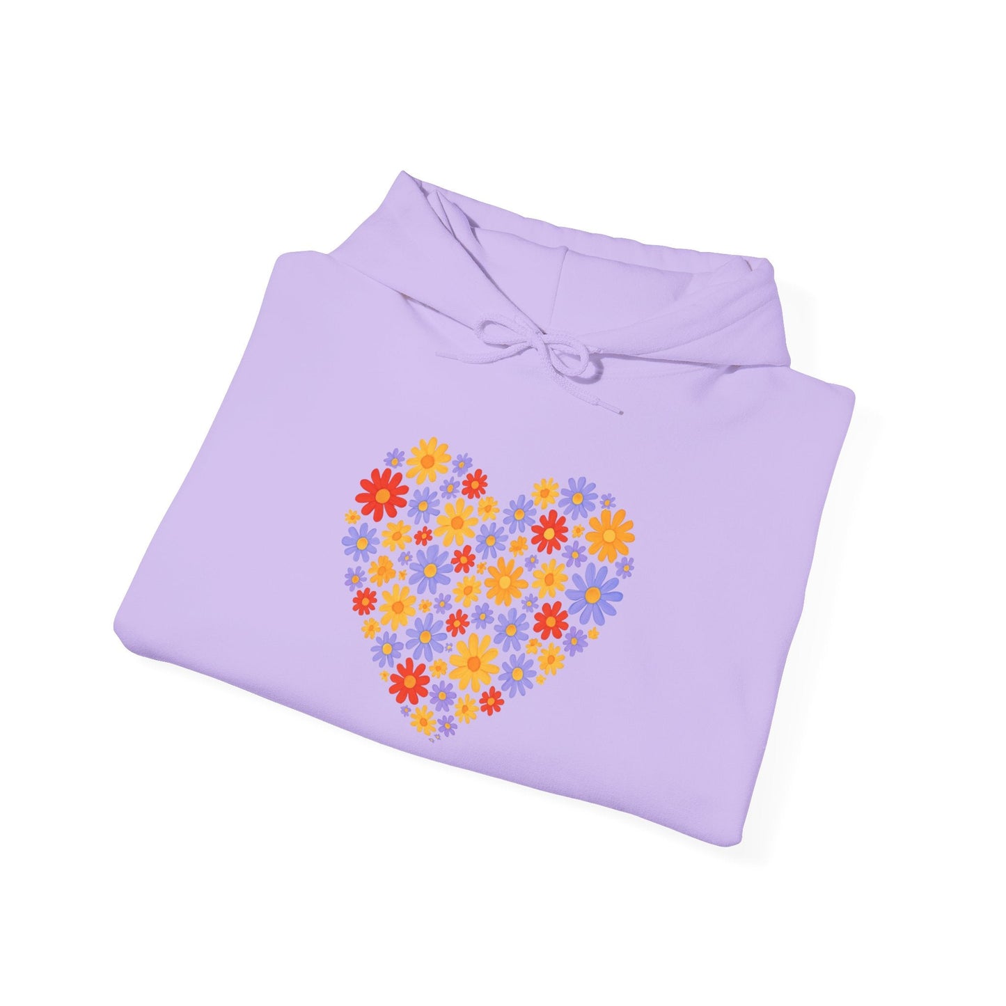 Floral Heart Hoodie - Female Cozy Hoodie - Perfect Gift for Any Occasion