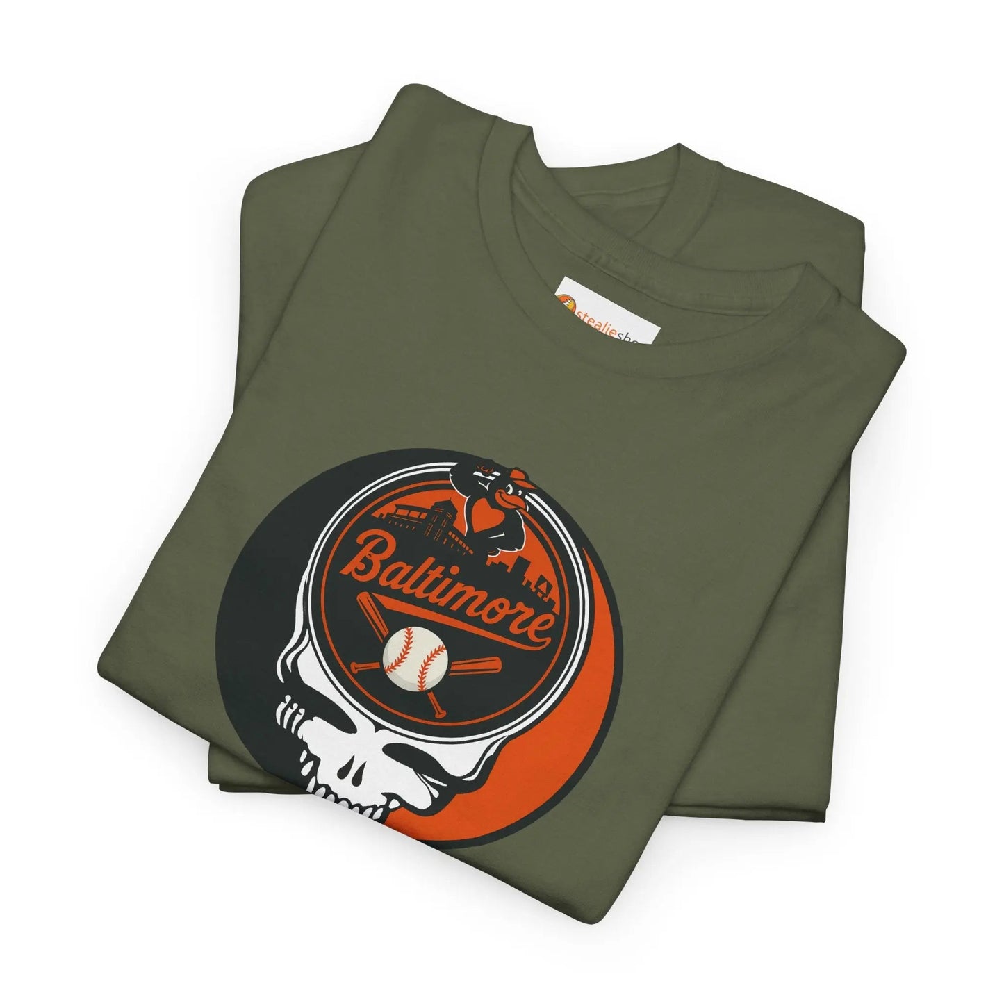 Baltimore Orioles Original Stealie Grateful Dead T-Shirt