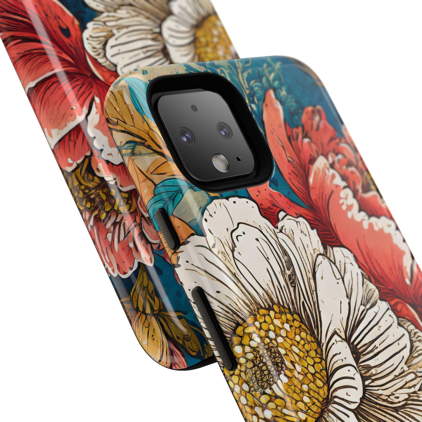 Artistic Floral Tough Phone Case