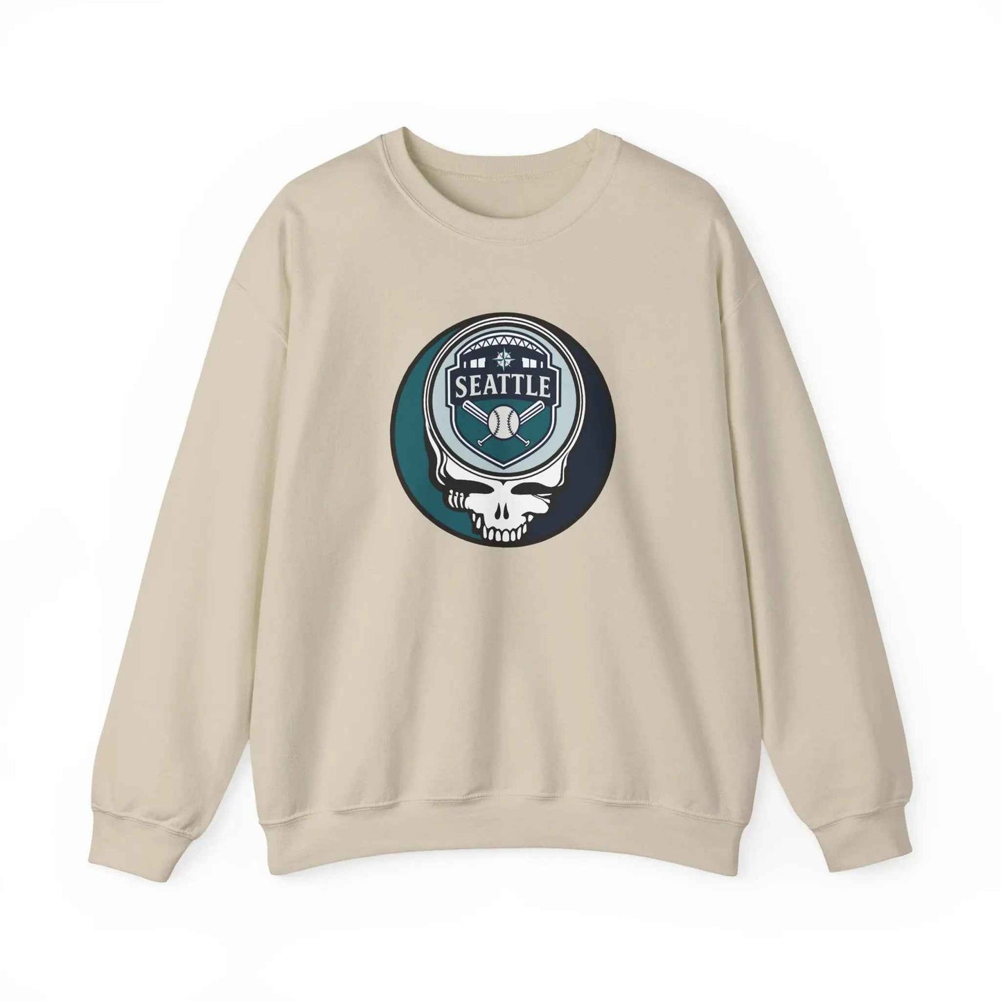Seattle Mariners original Stealie Grateful Dead Crewneck Grateful Dead Sweatshirt