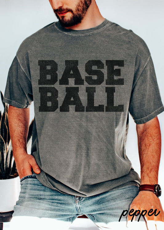 *BASEBALL University Tee *12 Colors (S-4X)