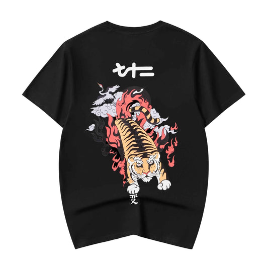 YeT029 Pouncing Fiery Tiger Tee