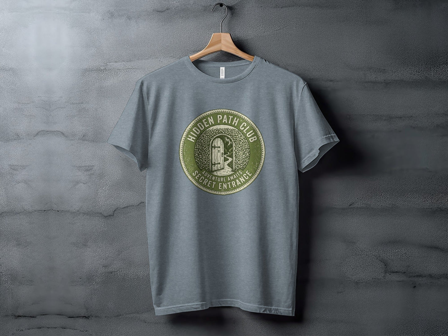 Hidden Path Club: Secret Entrance - Vintage Outdoor Apparel