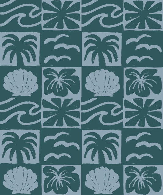 Laguna Plush Throw - Marine