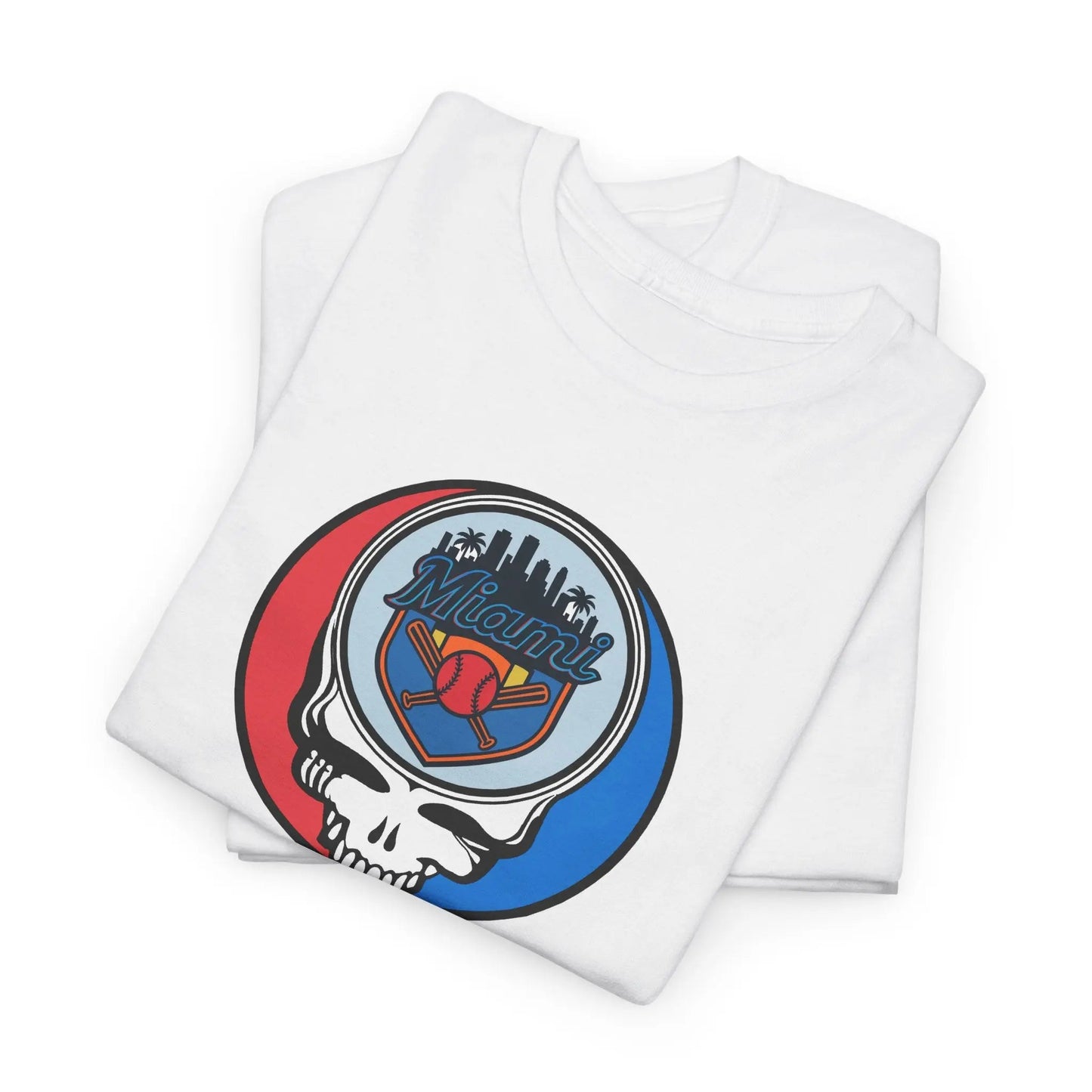 Miami Marlins Original Stealie Grateful Dead T-Shirt