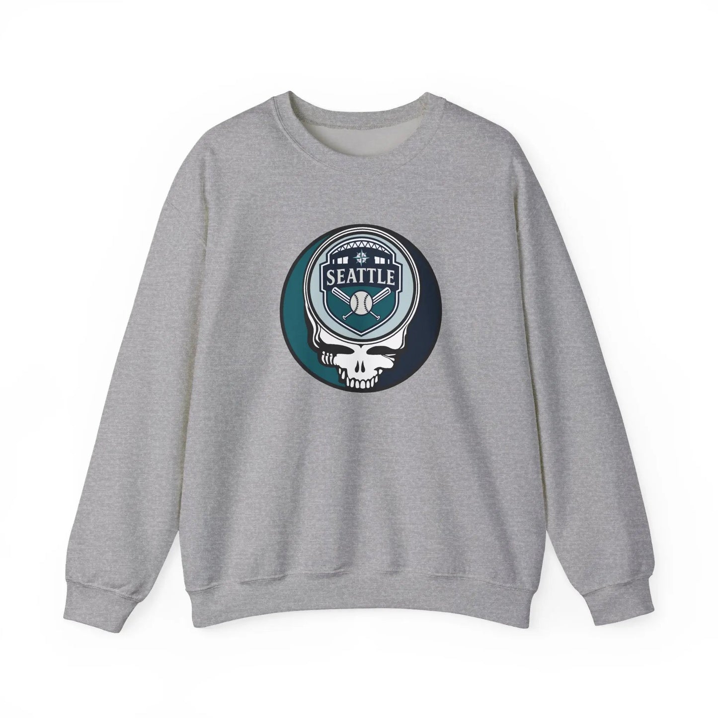 Seattle Mariners original Stealie Grateful Dead Crewneck Grateful Dead Sweatshirt