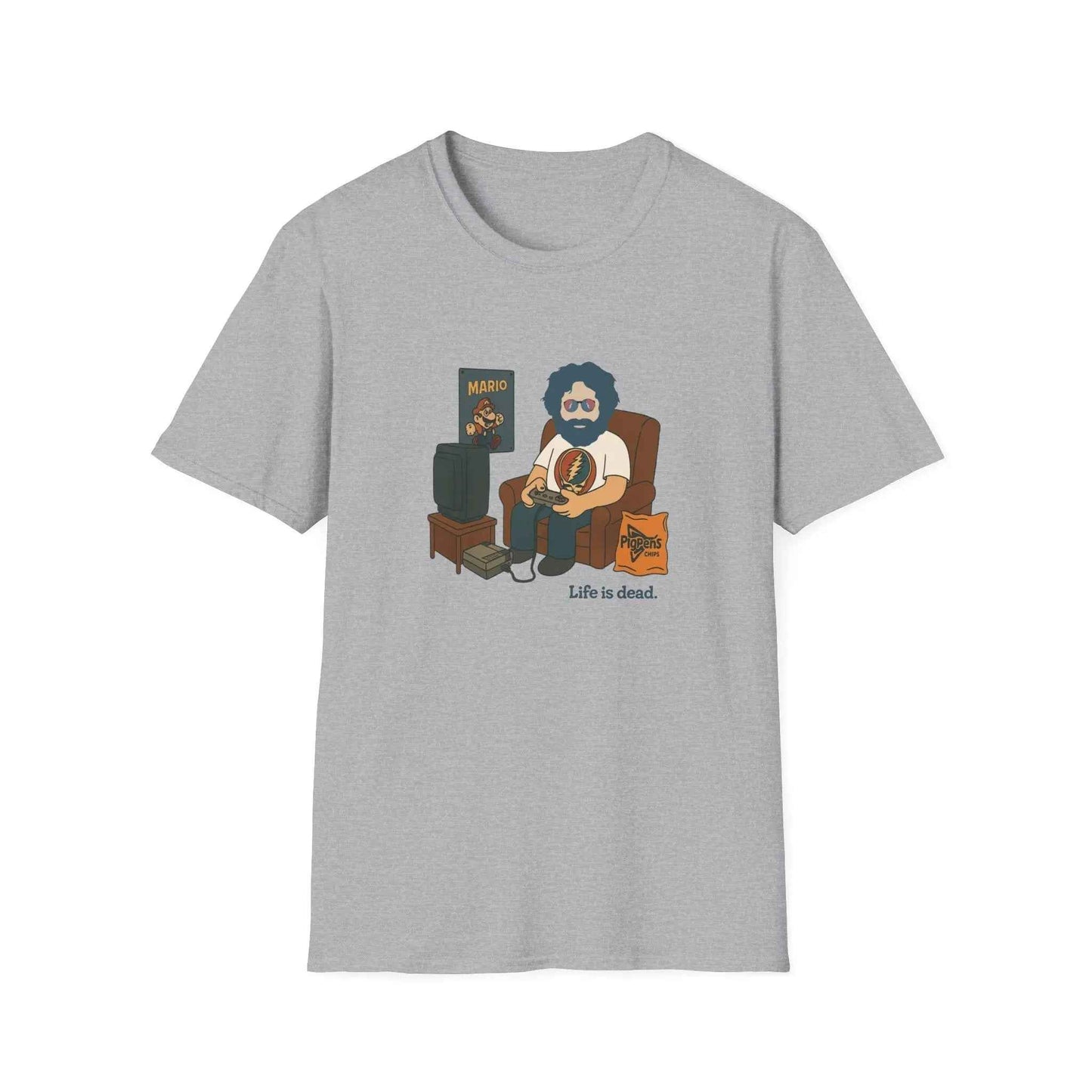 Jerry's Gaming - Life is dead.® Grateful Dead T-Shirt