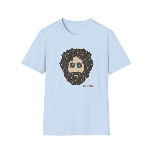 Skull & Roses Jerry Life is dead.® Grateful Dead T-Shirt