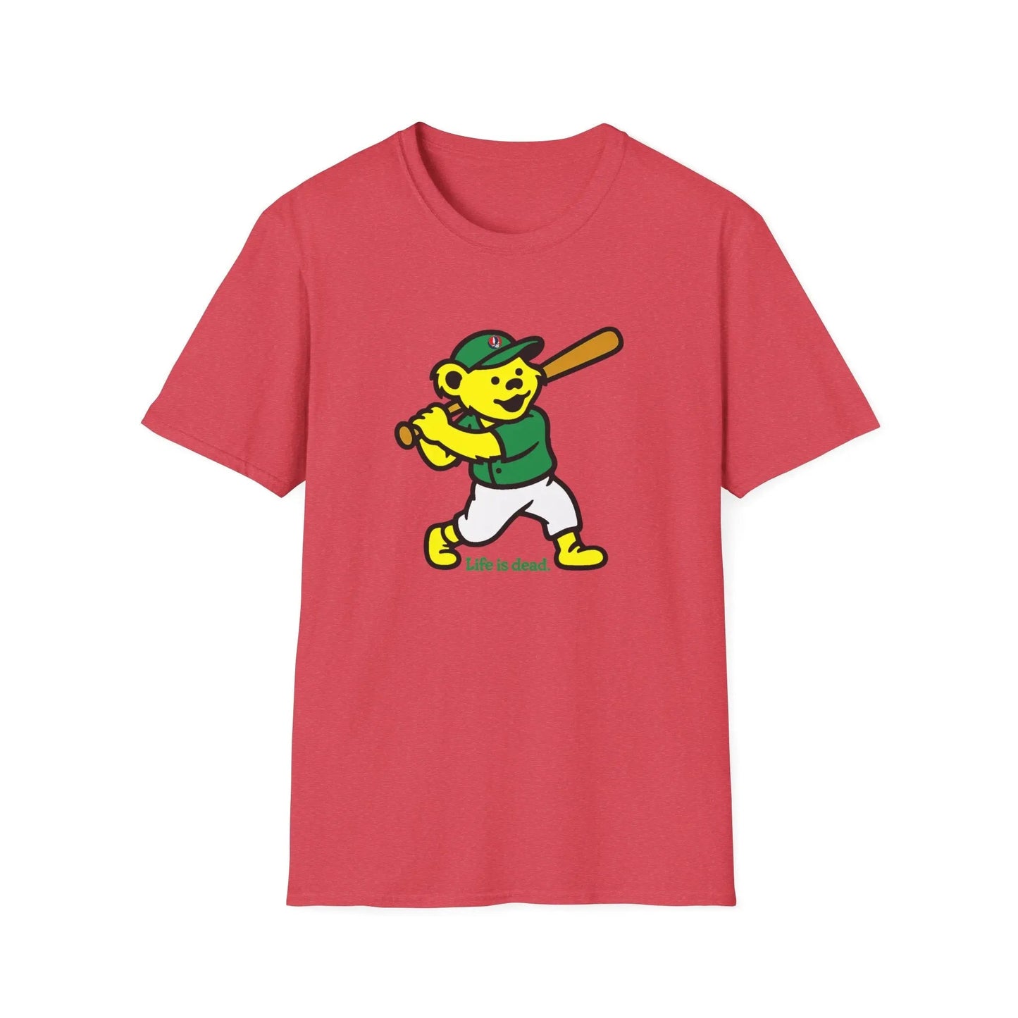Baseball Edition Dancing Bear - Life is dead.® Grateful Dead T-Shirt