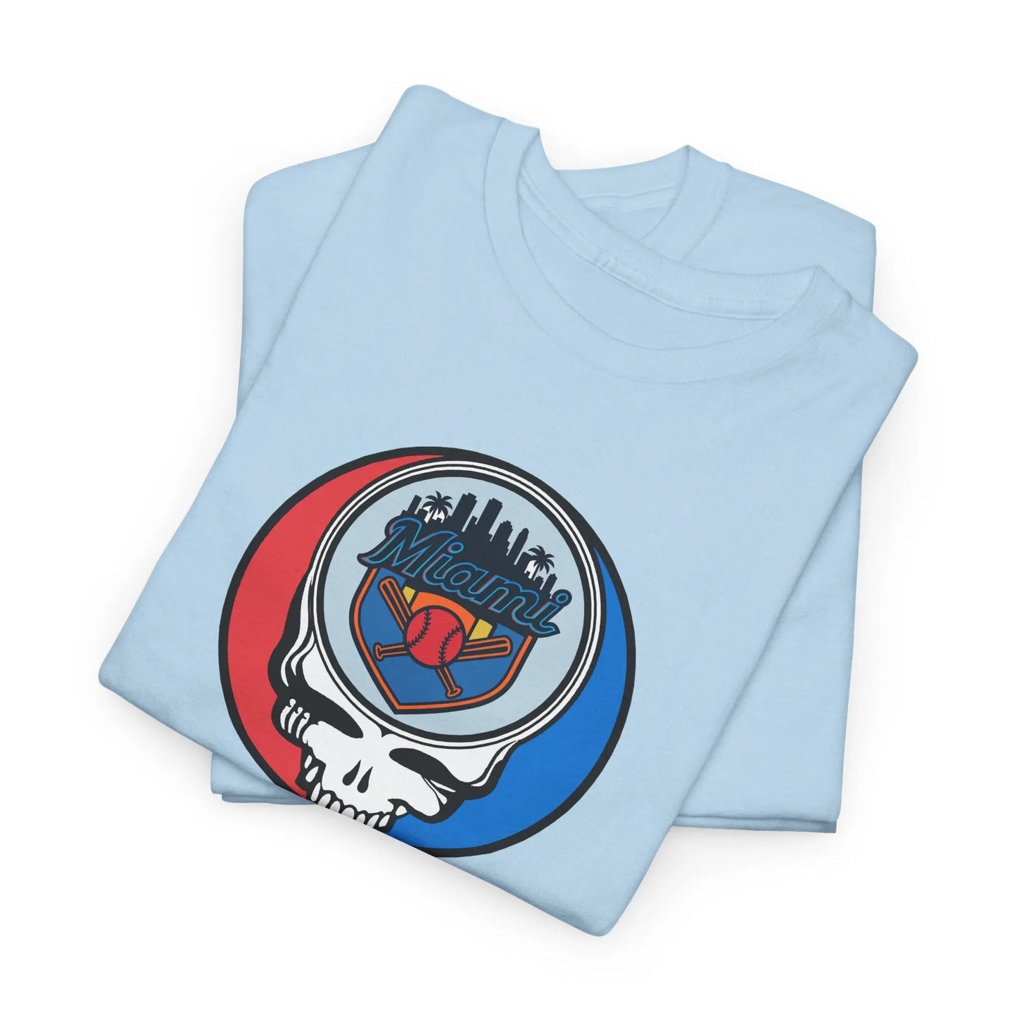 Miami Marlins Original Stealie Grateful Dead T-Shirt
