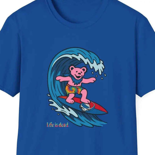 Surfin' Bear - Life is dead.® Grateful Dead T-Shirt