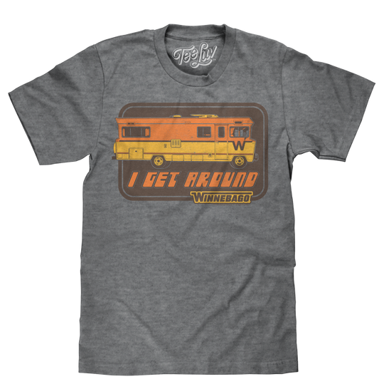 Winnebago "I Get Around" T-Shirt - Gray