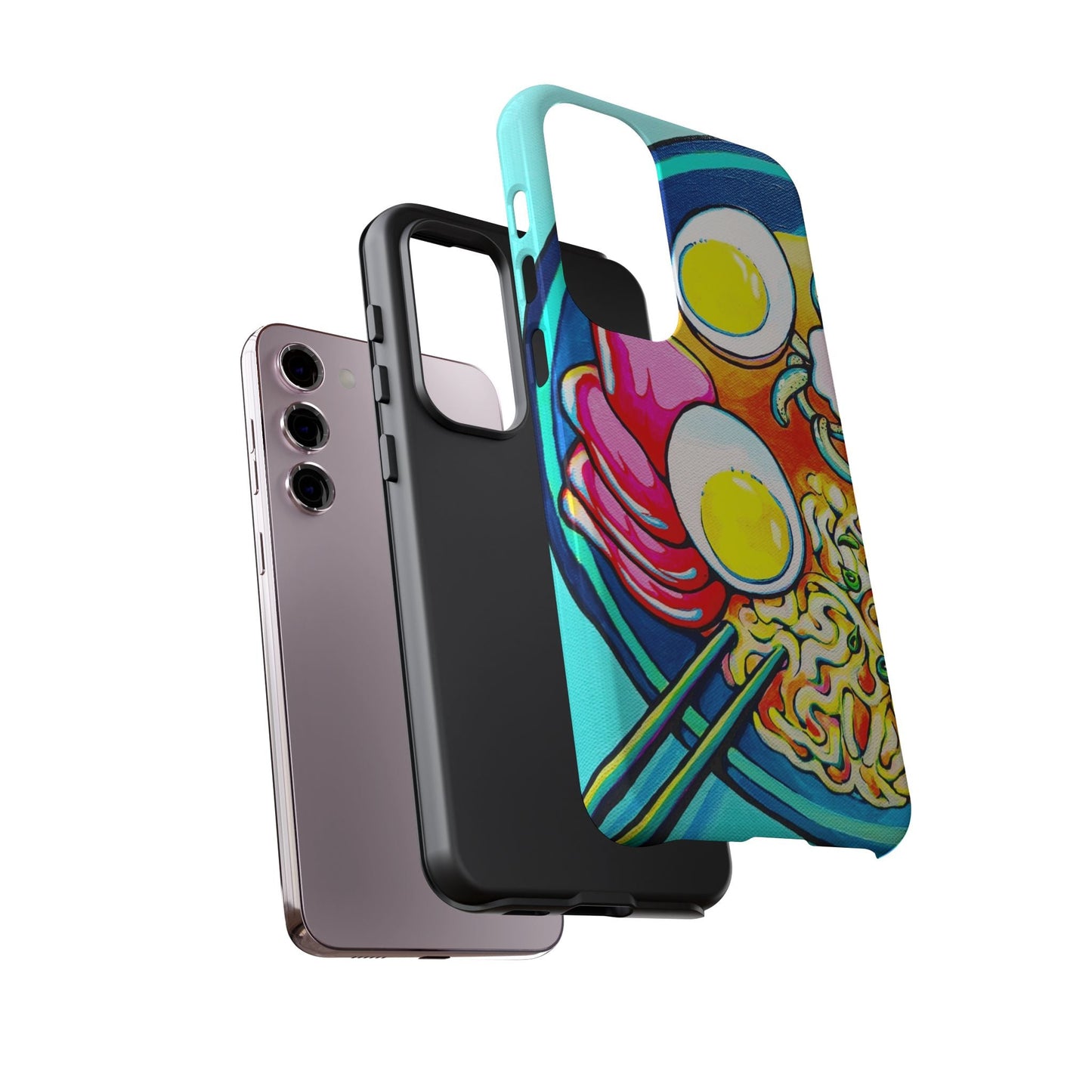 Neon Ramen Tough Phone Case