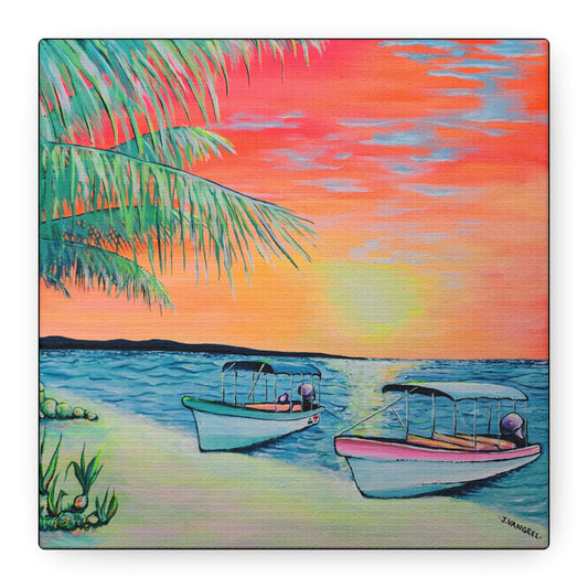 Panga Express Canvas Print, Original Artist Design, Home Decor Wall Art