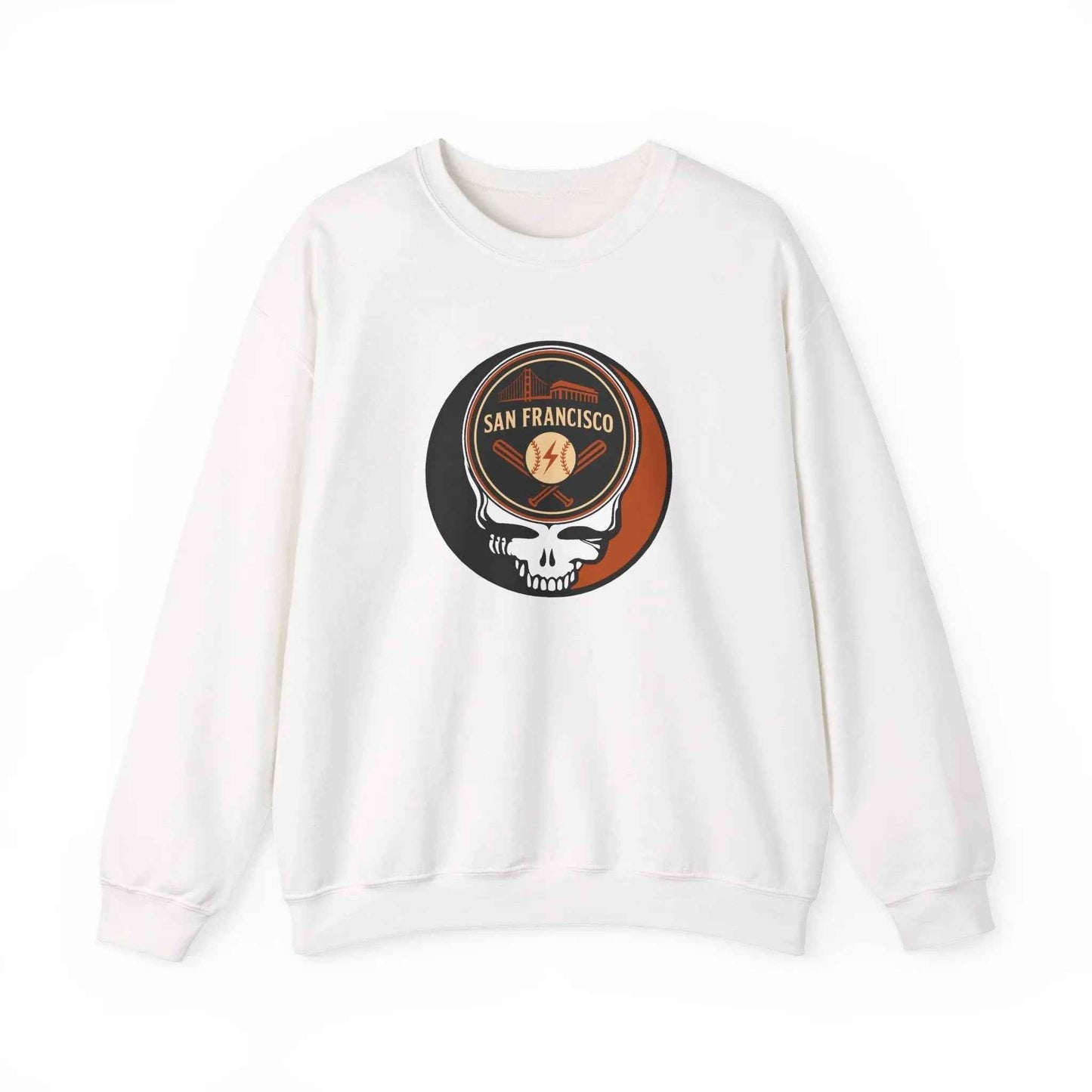 San Francisco Giants Original Stealie Grateful Dead Crewneck Grateful Dead Sweatshirt