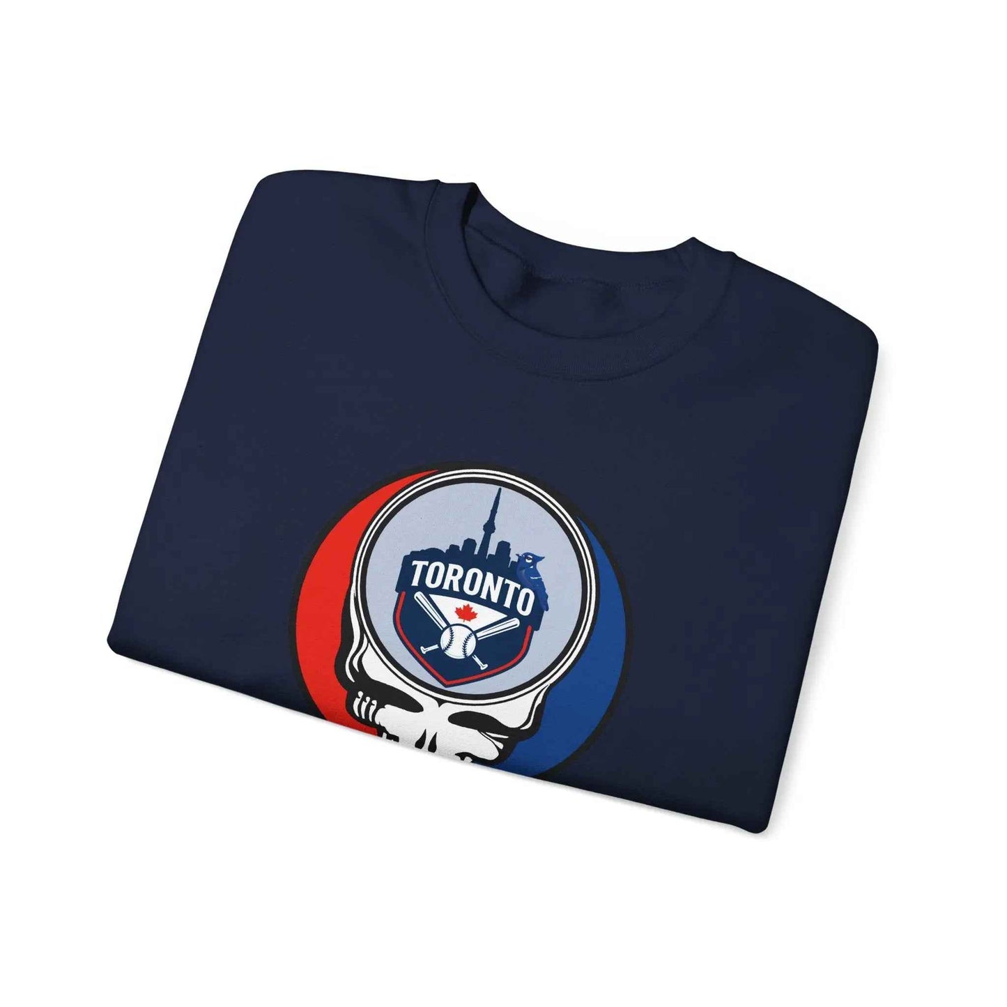 Toronto Blue Jays Original Stealie Grateful Dead Crewneck Grateful Dead Sweatshirt