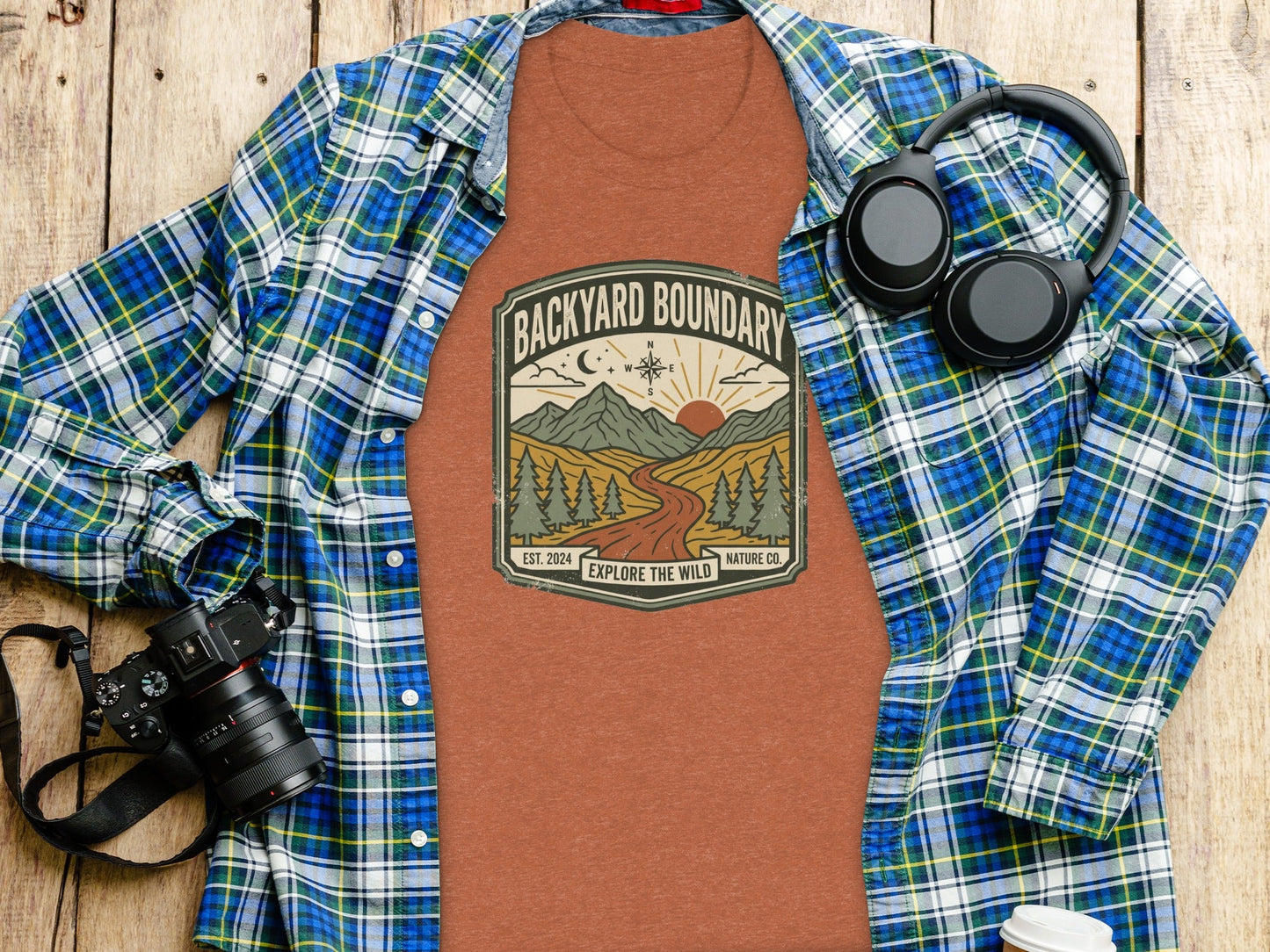 Rugged Backyard Boundary: Explore The Wild Wilderness Shirt