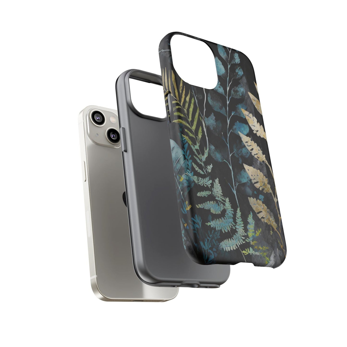 Dark Floral Tough Phone Case