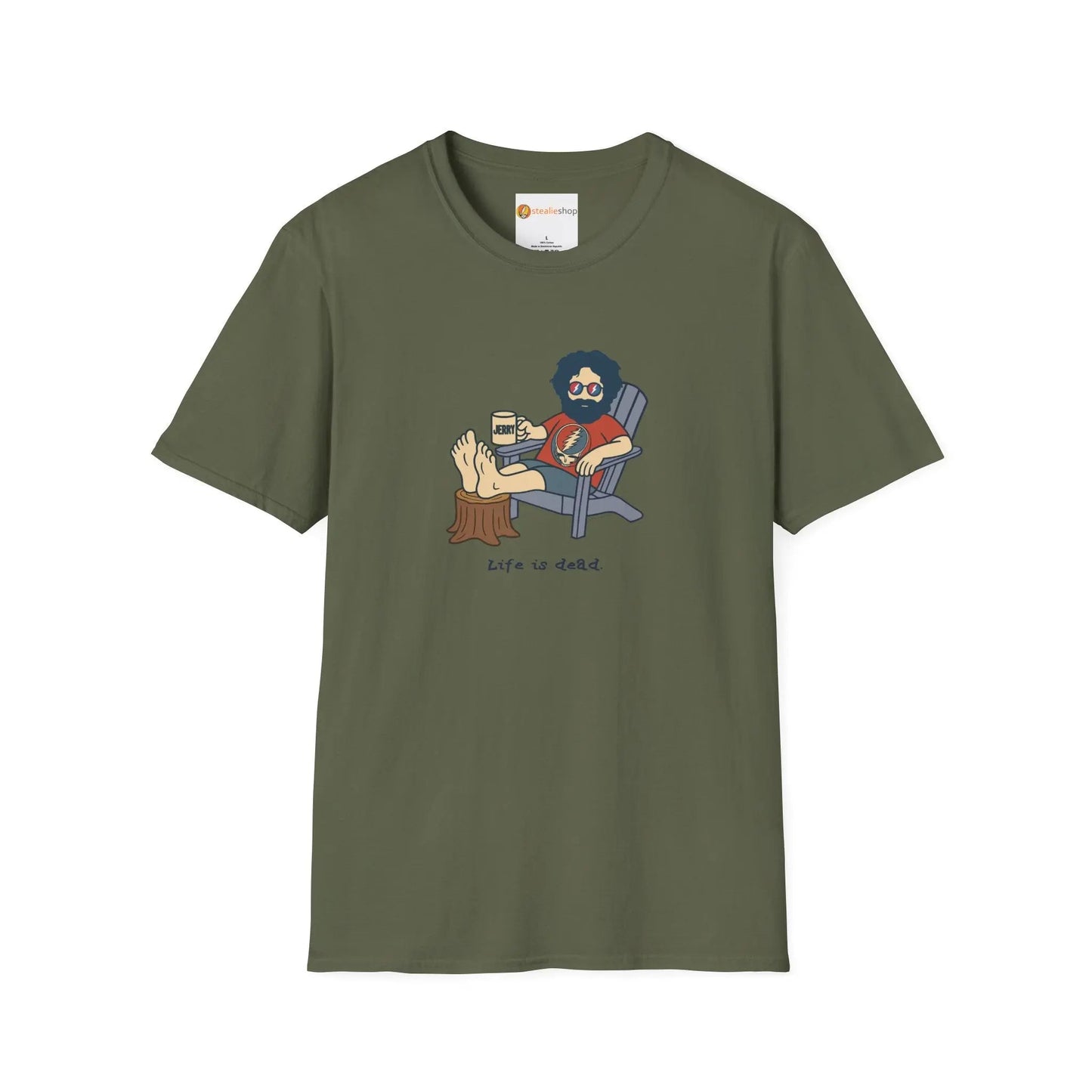 Jerry's Chillin' Life is dead.® Grateful Dead T-Shirt