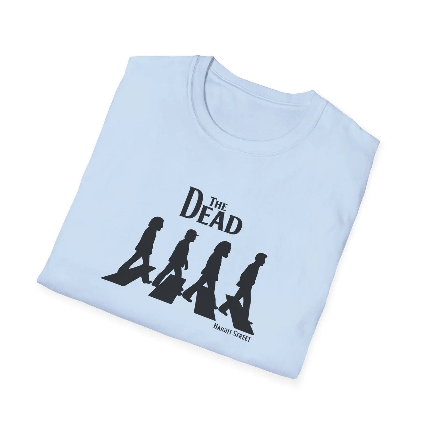 "Jerry Road" Haight Street Crosswalk Silhouettes Grateful Dead T-Shirt