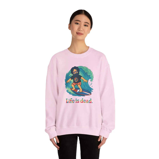 Surfing Jerry Life is dead.® Crewneck