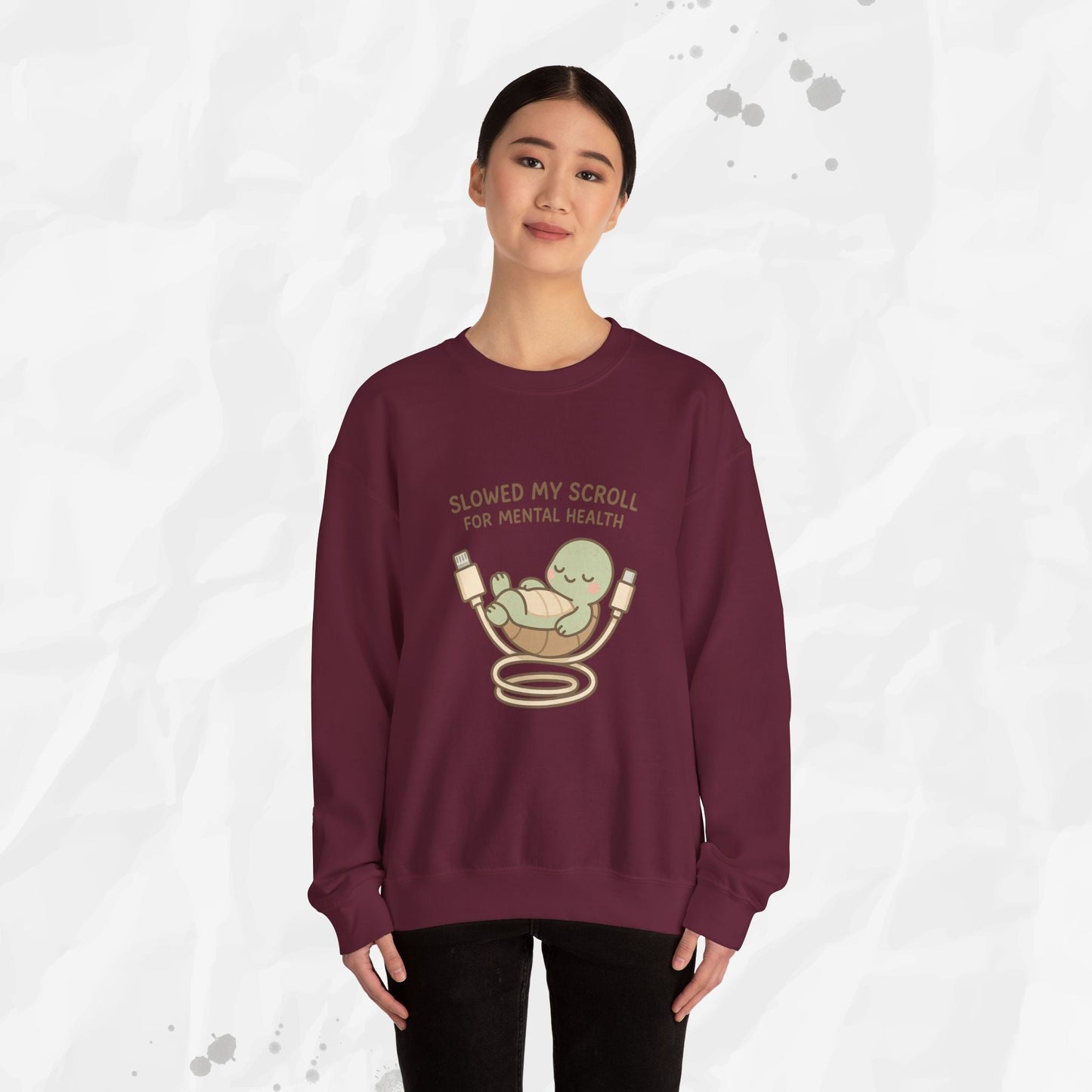 Slowed My Scroll - Crewneck Sweatshirt