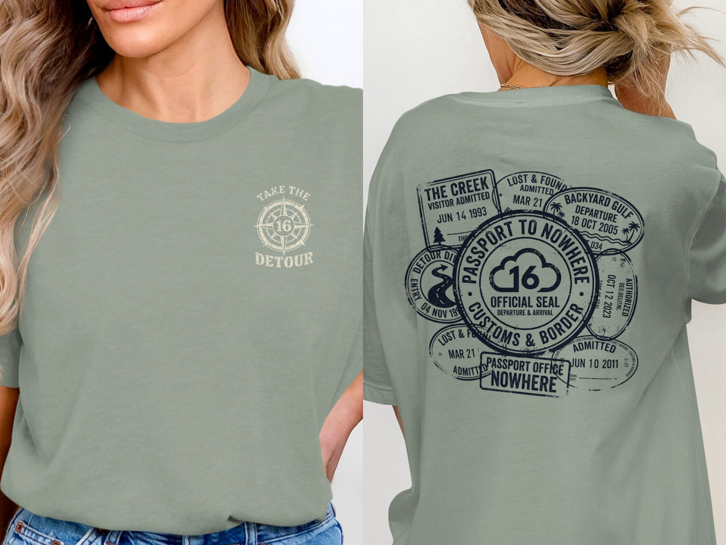 Passport to Nowhere Stamp T-Shirt