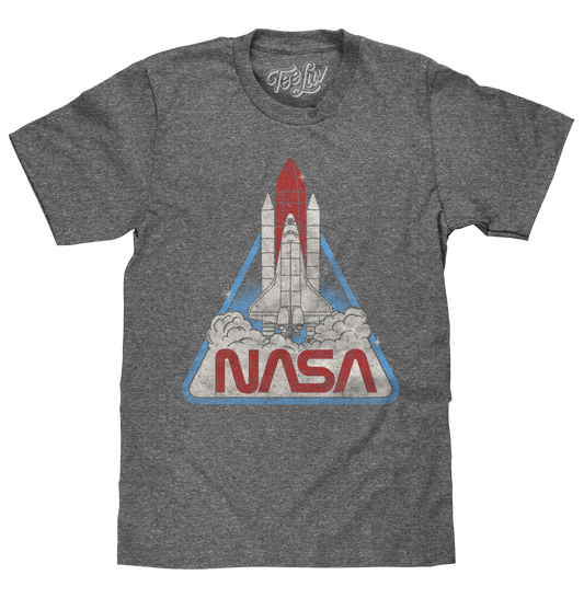 NASA Space Shuttle T-Shirt - Gray